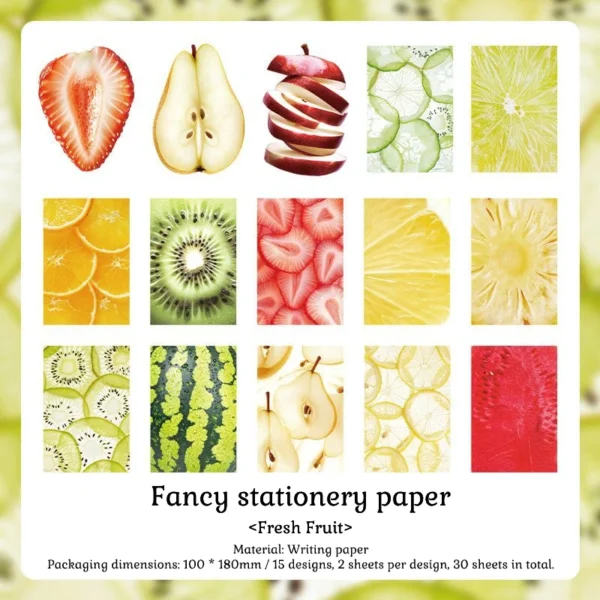 Fancy stationery paper_Fresh Fruit