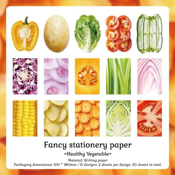 Fancy stationery paper_Healthy Vegetable