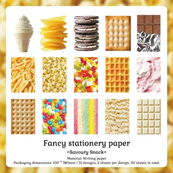 Fancy stationery paper_Savoury Snack