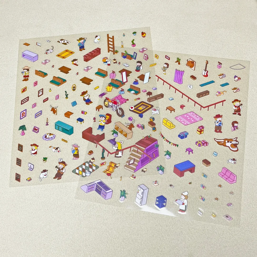 Set of Stickers & Characters