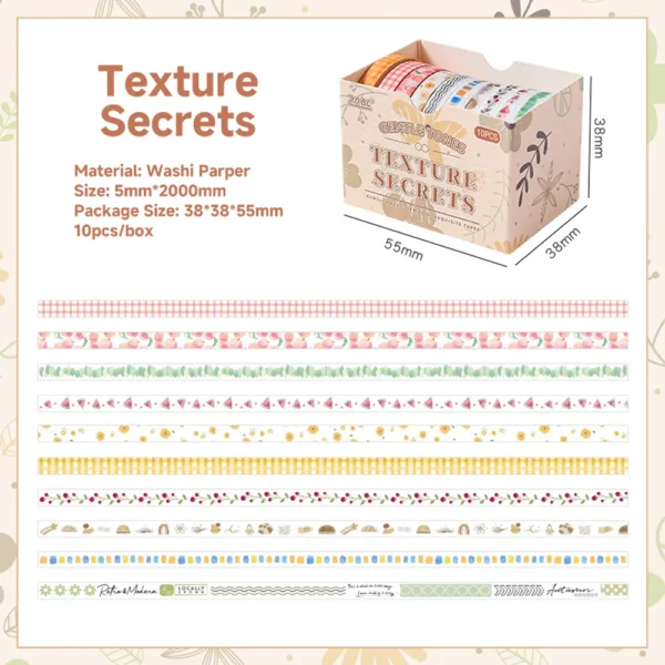 Texture Secrets Washi Tape