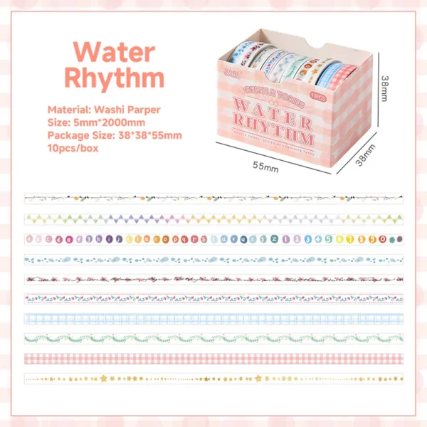 Water Rhythm Washi Tape